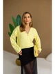 Вязанная кофта Dani Larionoff 42-46 желтый (Dani_yellow) - изображение 4