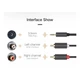 Кабель мультимедійний 3.5mm M to 2xRCA M 2.0m AV102 black Ugreen (10510) - зображення 3