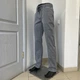 Штаны мужские легкие прямого кроя со стрейчем пояс с резинкой 36 серые - изображение 2