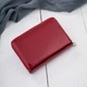 Кошелек женский кожаный для карточек Jennifer Jones SP-26-RD Красный (5905567221675) - изображение 2