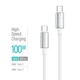 Кабель ColorWay USB Type-C - USB Type-C (M/M), zinc alloy braided, 5А, 1 м, Білий (CW-CBPDCC098-WT) - изображение 5