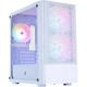 Корпус для ПК 1stPlayer X4-M Mini-Tower без БЖ MicroATX/Mini-ITX RGB White (X4-M-WH-2F1P-W-1F1-W) - зображення 1