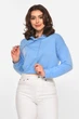 Кофта жіноча однотонна блакитного кольору Fashion розмір 42-46 (215132) - зображення 1