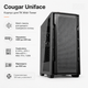 Корпус для ПК Cougar Uniface Midi-Tower без БП E-ATX/ATX/MicroATX/Mini-ITX/CEB Black - изображение 2