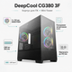 Корпус для ПК DeepCool CG380 3F Mini-Tower без БП MicroATX/Mini-ITX ARGB Black (R-CG380-BKAGM3-G) - изображение 2
