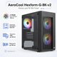 Корпус для ПК AeroCool Hexform-G-BK-v2 Mini-Tower без БП MicroATX/Mini-ITX FRGB Black (ACCS-PV38033.11) - изображение 2