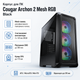 Корпус для ПК Cougar Archon 2 Mesh RGB Midi-Tower без БП ATX/MicroATX/Mini-ITX ARGB Black - изображение 2