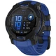 Смарт-годинник Garmin Instinct 3 45mm AMOLED Чорний with Bolt Синій/Чорний Silicone Band (010-02936-03) - изображение 1