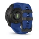 Смарт-годинник Garmin Instinct 3 45mm AMOLED Чорний with Bolt Синій/Чорний Silicone Band (010-02936-03) - изображение 4