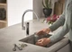 Мийка для кухні Grohe 550 x 450 мм, під стільницю, 1 чаша, матова (31574SD1) - зображення 7