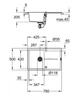 Кухонная мойка Grohe 780 x 500 мм, Granite Black (31639AP0) - изображение 2