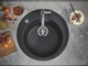 Мийка для кухні Grohe D=510 мм, Granite Black (31656AP0) - зображення 4