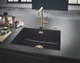 Кухонная мойка Grohe 610 x 457 мм, Granite Black (31655AP0) - изображение 4