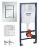 Grohe Rapid SL комплект «3 в 1» для унитаза (кнопка Skate Cosmopolitan S) (39501000) - изображение 1