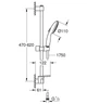 Grohe Tempesta 110 Душевой гарнитур, 2 режима струи (27926003) - изображение 4