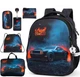 Ортопедический рюкзак школьный 6 в 1 для мальчика School Standard 38х30х18 см с Машиной для первокласника (SET 170-72) - изображение 1