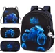Школьный ортопедический рюкзак 3 в 1 для мальчика School Standard 38х30х18 см с Машиной для первокласника (Full 170-83) - изображение 1