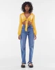 Топ Bershka жовтий RMIHU926 M - зображення 4