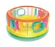 Надувний батут Bestway 52262-2 Bounce Jam Bouncer дитячий різнобарвний круглий відкритий з вінілу до 85 кг з кульками 10 шт підстилкою та насосом 180х86 см (9-163-52262-2 BW) - зображення 2
