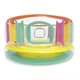 Надувний батут Bestway 52262-2 Bounce Jam Bouncer дитячий різнобарвний круглий відкритий з вінілу до 85 кг з кульками 10 шт підстилкою та насосом 180х86 см (9-163-52262-2 BW) - зображення 3
