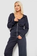 Спортивний костюм жіночий однотонний, колір синій, XXL 244R0428 - изображение 2