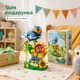 Дитячий розвивальний конструктор-трансформер Пташки 2в1: Тендітна пташка або Крокодил, 272 деталі - зображення 4