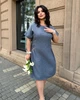 Женское платье свободного кроя графитовое 52-54 р844.3737 - изображение 2