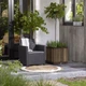 Горщик для рослин Keter Deco square planter Walnut, коричневий - изображение 5