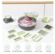 Овочерізка слайсер Vegetable Cutter 9 в 1 ручна для нарізки овочів та фруктів - зображення 4
