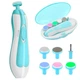 Акумуляторна дитяча пилка-тример для нігтів NAIL TRIMMER XL-667 з 6 насадками та кейсом - зображення 3