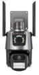 Беспроводная WiFi IP-камера уличная поворотная PTZ P11 ICSEE 3MP+3MP, двойной объектив, ночное видение - изображение 3