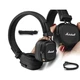 Беспроводные наушники Major IV Bluetooth Black с микрофоном, 80 часов работы, беспроводная зарядка - изображение 2