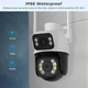 Уличная Wi-Fi IP-камера Q25 6 МП PTZ с LED-подсветкой и датчиком движения, двусторонняя аудиосвязь - изображение 7