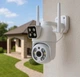 Уличная камера Wi-Fi PTZ Q2 видеонаблюдение 360° Dual Lens AND Q2 с ночным видением - изображение 1