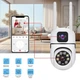 Поворотна вулична IP-камера Dual Lens E10 8MP 4K з нічною кольоровою підсвіткою - зображення 9