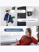 Автономна 4G камера відеоспостереження V380 PRO VC3 із сонячною панеллю й акумулятором 18650, 4 МП, поворотна, біла - зображення 3
