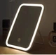 Зеркало настольное макияжное с LED подсветкой и сенсорным выключателем на аккумуляторе - изображение 1