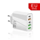 Быстрое зарядное устройство USB Type-C 65W на 5 портов, компактное, безопасное, для дома и путешествий, белое - изображение 6