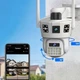 Вулична поворотна IP-камера 12 Мп з 4G, LAN, SD, датчиком руху та нічним баченням - зображення 3