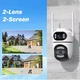 Уличная Wi-Fi PTZ камера видеонаблюдения 360° Q2 Dual Lens AND Q2 с двойным объективом, ночным видением - изображение 4
