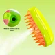 Расческа с паром для кошек и собак Cat Steam Brush, щетка для груминга с массажем и аккумулятором - изображение 8