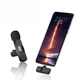 Микрофоны петличные беспроводные комплект с адаптерами Lightning Type-C K9+ Wireless Lavalier черный - изображение 3