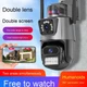 Вулична Wi-Fi IP-камера відеоспостереження Dual Lens 6MP з бузковим і двостороннім зв'язком для дому - зображення 5