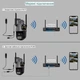 Уличная Wi-Fi IP-камера видеонаблюдения Icsee XM77 с тремя объективами 12 МП, ночным видением, интеллектуальным управлением - изображение 7