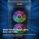 Корпус для ПК GAMDIAS ATX ARGB Черный (101957227) - Уценка - изображение 5