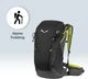 Рюкзак Salewa Unisex Alp 25 л. Чорно-синя Б/В - зображення 3