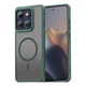 Протиударний матовий чохол Feel для Motorola Moto Edge 60 Pro зелений бампер з Magsafe - зображення 1