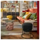 Пуф, темно-сірий IKEA EMMISLÖV 905.259.61 - зображення 3