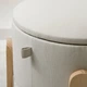 Пуф, з місцем для зберігання бежевий IKEA FÖRLUNDA 305.527.64 - зображення 6