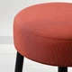 Пуф, червоний 47x47 см IKEA MÖRTFORS 705.702.47 - зображення 6